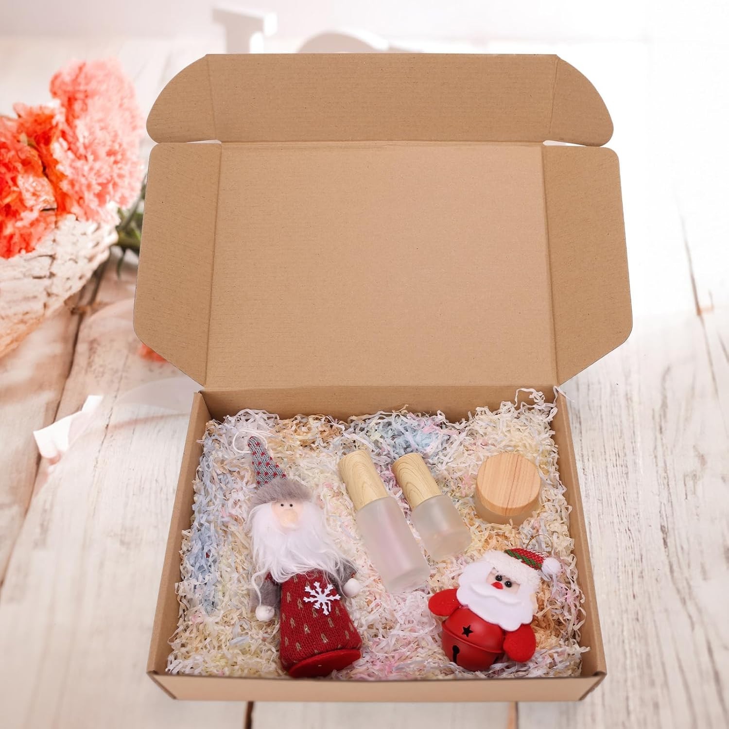 6 Pack Brown Shipping & Gift Boxes, 12x9x3 Inch Kraft Cardboard Mailers for S…