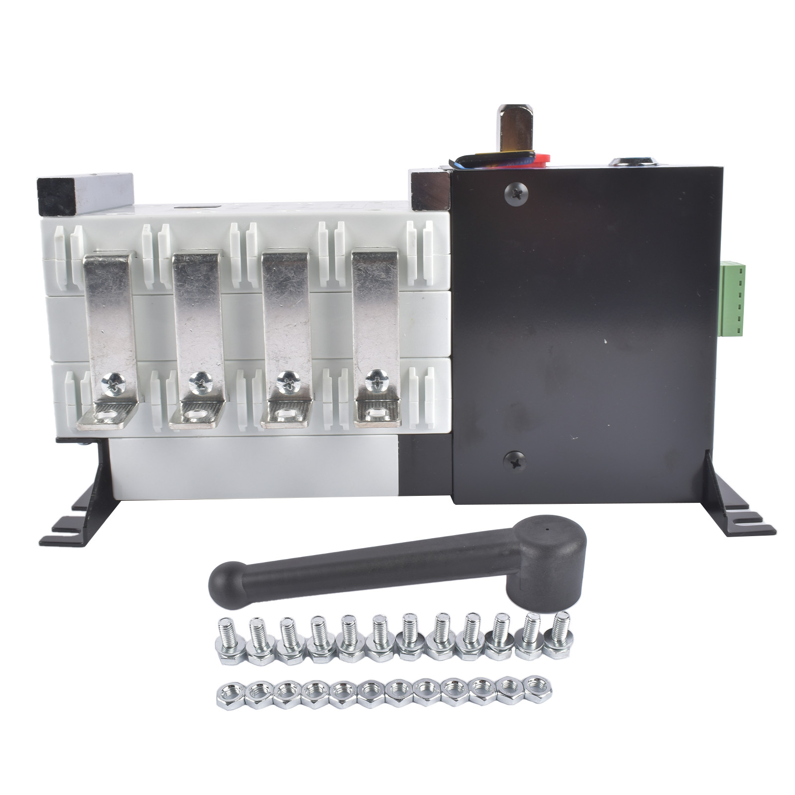 Industrial Automatic Transfer Switch 4P 160A 110V / 220V Auto or Manual Mode