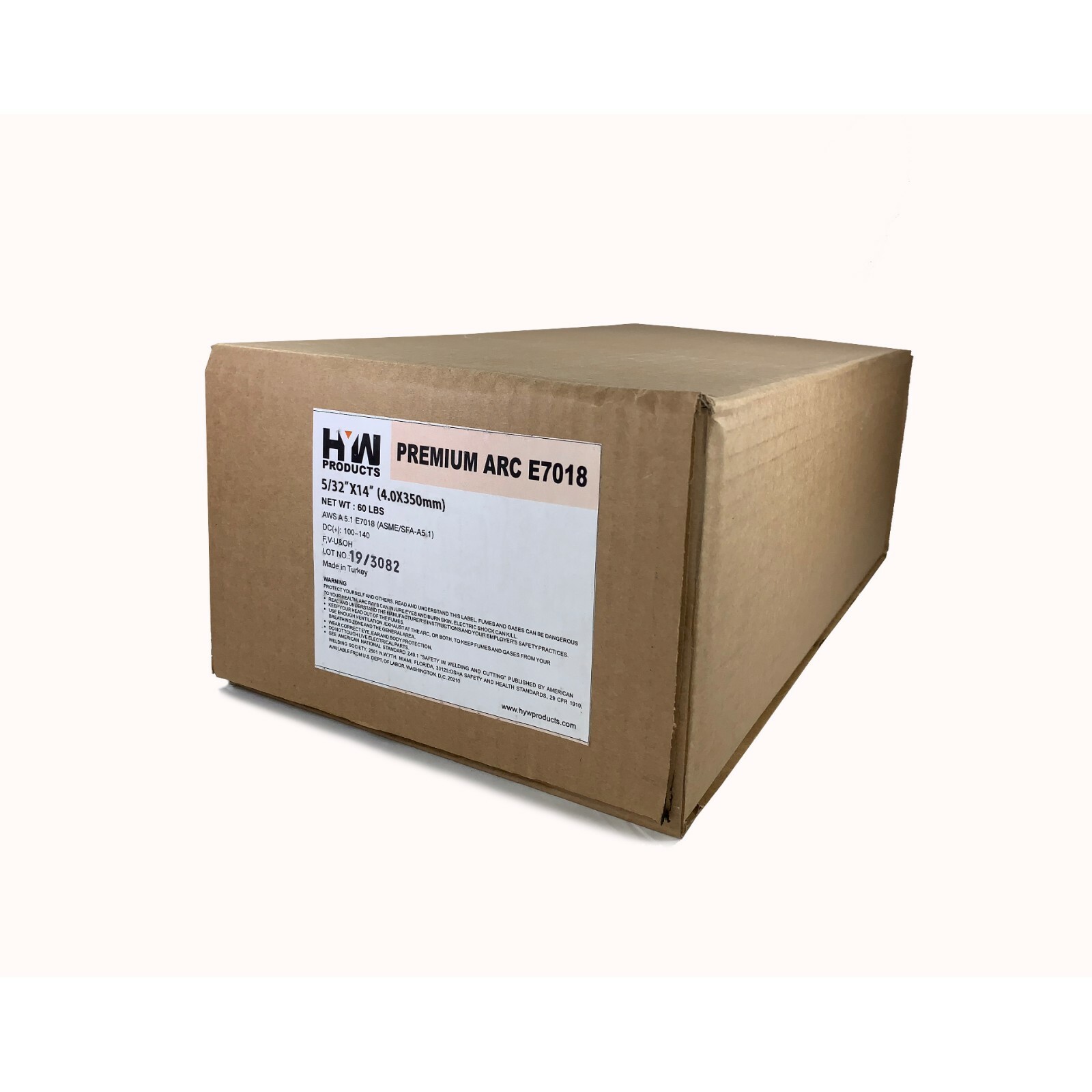 E7018 5/32″ Premium Arc Welding Rods Carbon Steel Electrode 60 lb (10 lb x 6-pk)