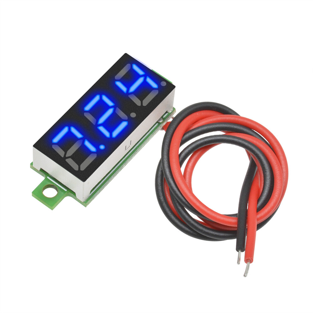 0.28/0.56In 2Wire 3Wire LED Digital Voltmeter Panel Accurate Meter Display NEW