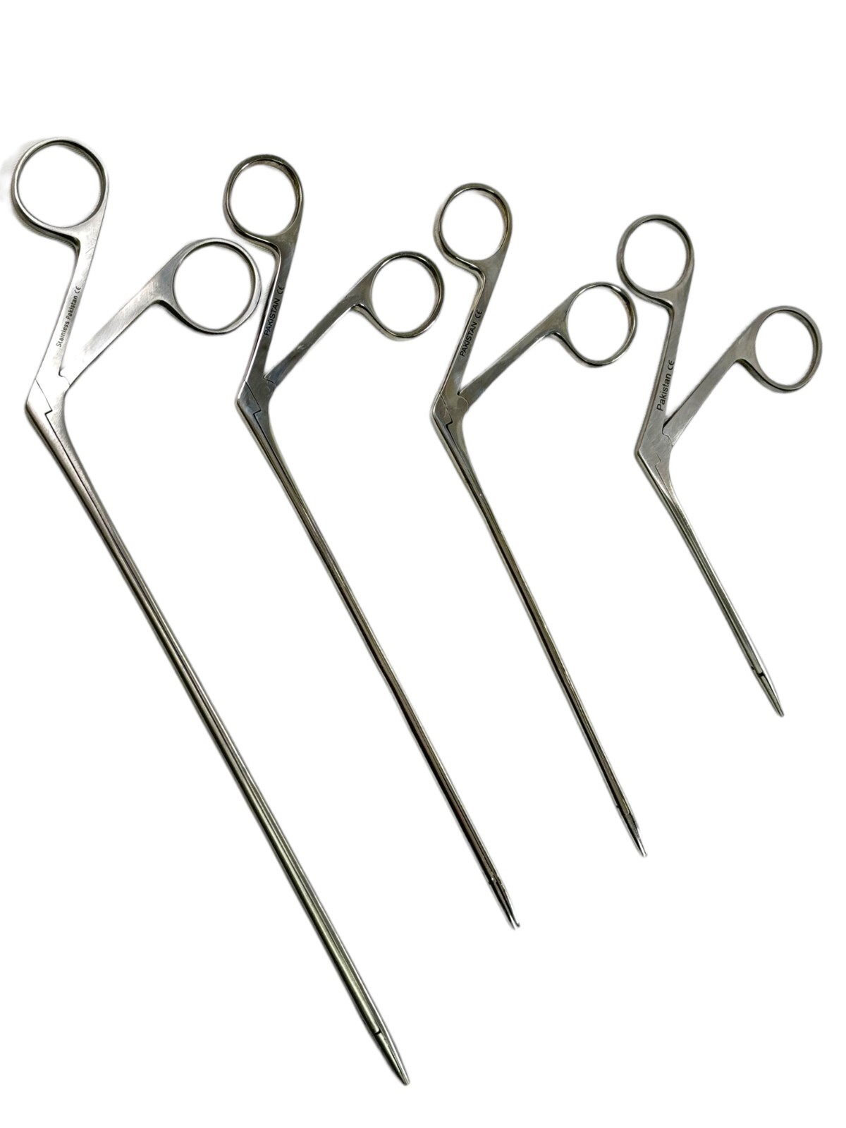 4 Count – Alligator Forceps 3.5″ to 8″ Ears and Nose Forceps with Serrated Tips