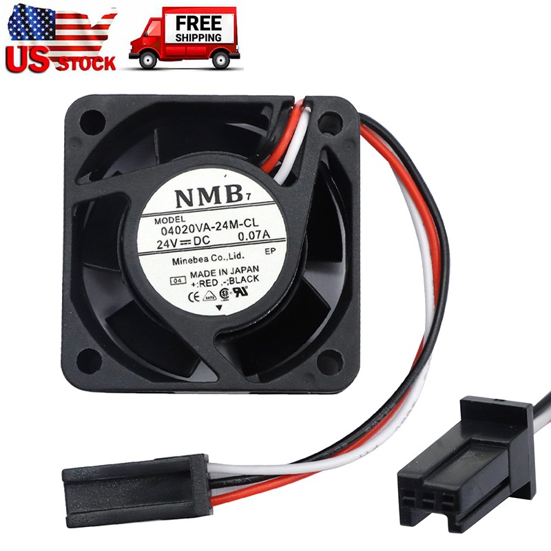 New Cooling Fan 24V 0.07A For Fanuc NMB A90L-0001-0510 04020VA-24M-CL 4020 3wire