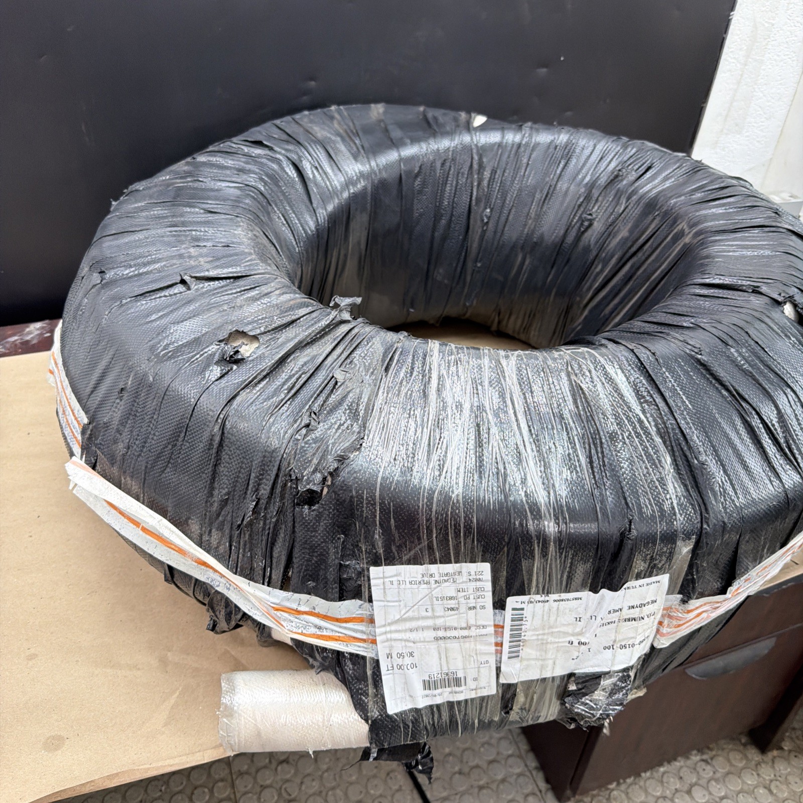 New Jason Industrial Non-Conductive Furnace Door Hose 100 Foot 4380-0150-100