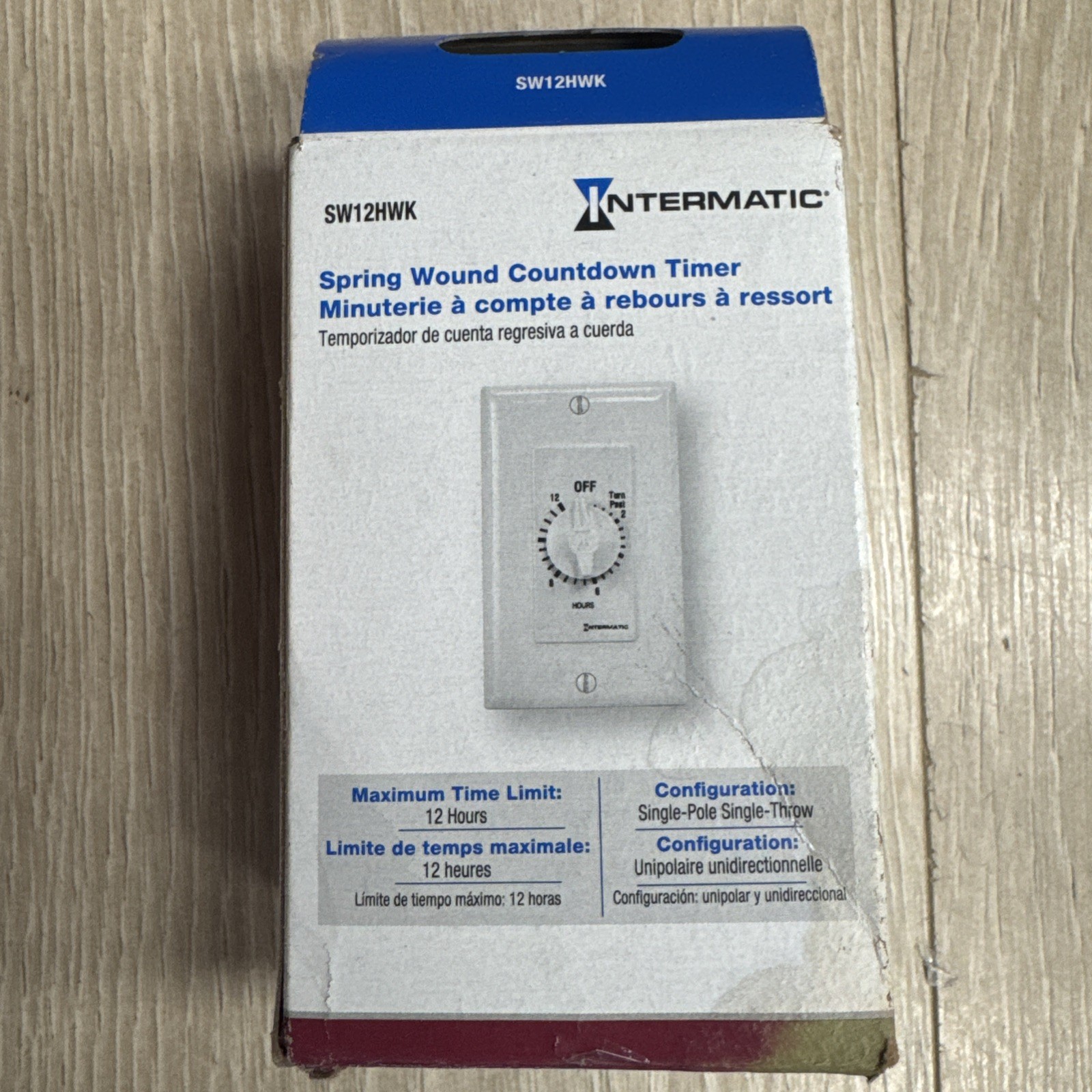 Intermatic SW12HWK 12-Hour Spring Wound Timer, White – Energy Efficient Contr…