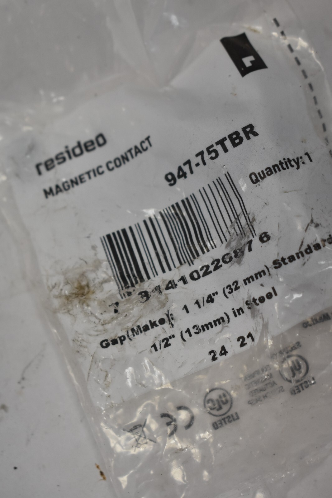 Resideo Magnetic Contact w Terminal Steel Brown 947-75TBR Genuine OEM Kit