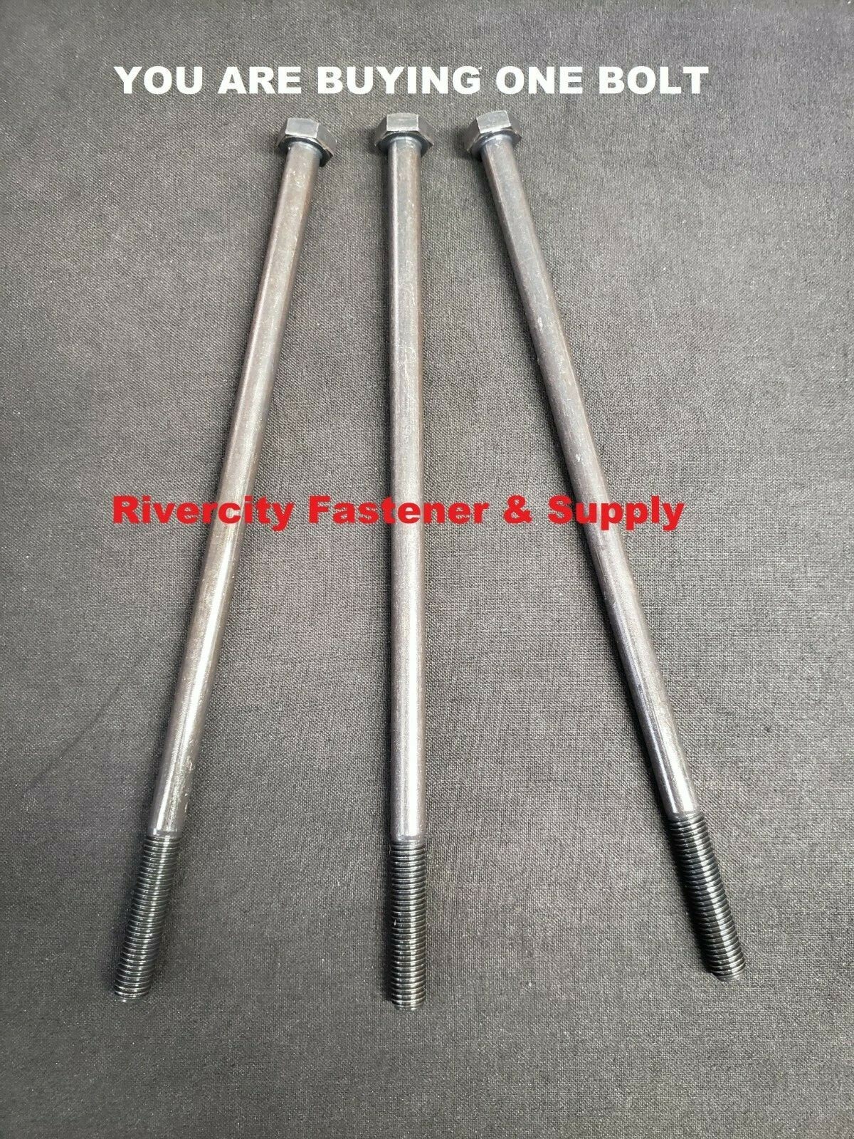 (1) M12-1.75×300 mm Bolt / Hex Head Cap Screws DIN 931 Grade 10.9 12mm x 300mm P