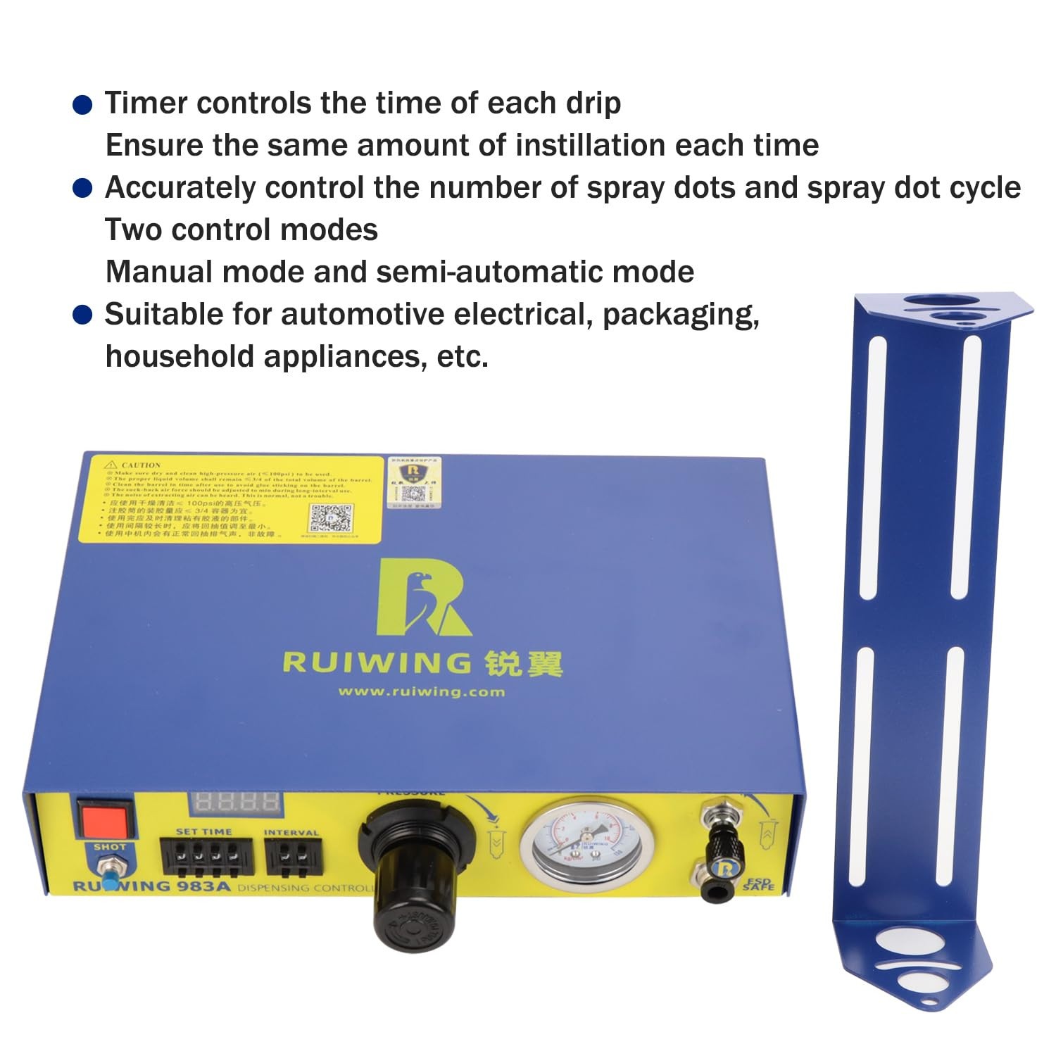983A Auto Glue Dispenser 110V – Digital Solder Paste Liquid Controller 110V