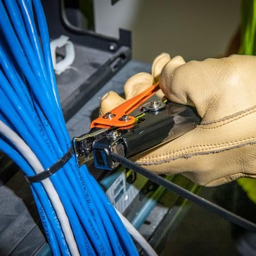 Nylon Tie Wrap Tensioning Panduit Zip Cable Gun Tightener Crimper Cut Strap Tool