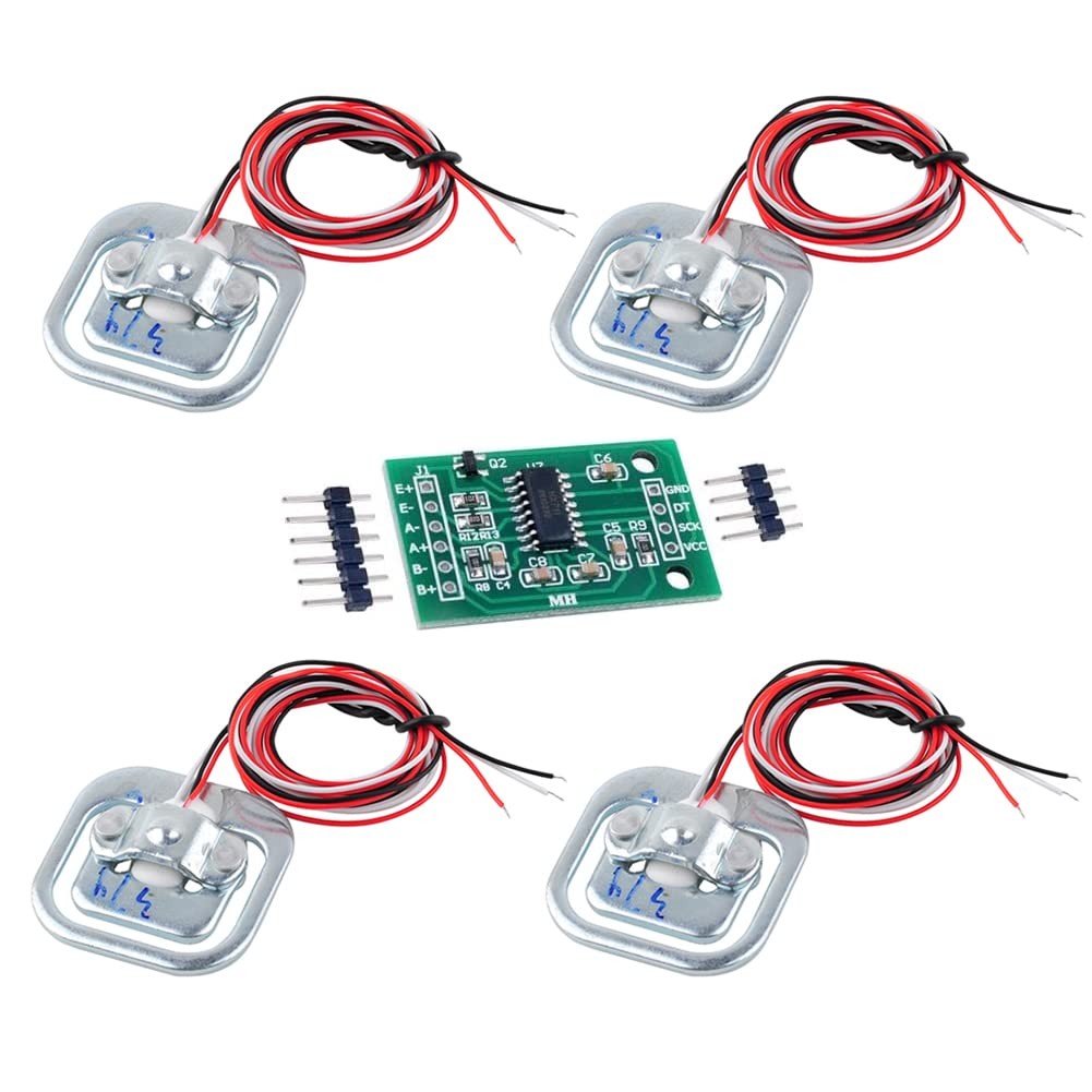 DIYmalls 4pcs Load Cell 50kg Half Bridge Strain Gauge Human Body Digital…