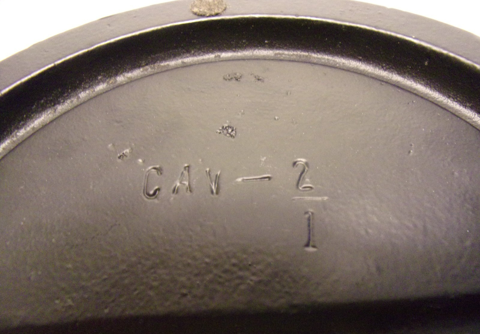 Heavy 7 lb. 10.9 oz. Black Cast Iron Weighted Base for Lamp 8.25″