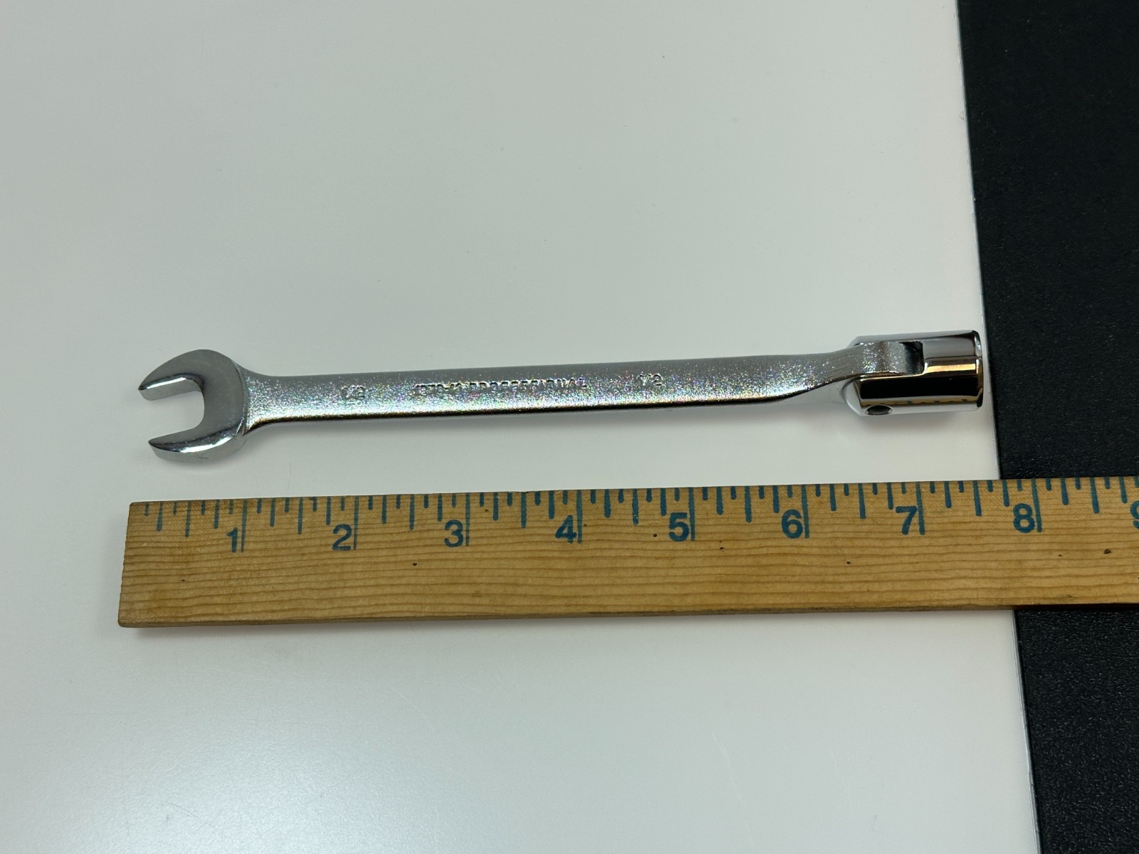 🇺🇸 Proto 1270-16 Satin Finish SAE 1/2″ Combination Flex Head Wrench, 12 Point