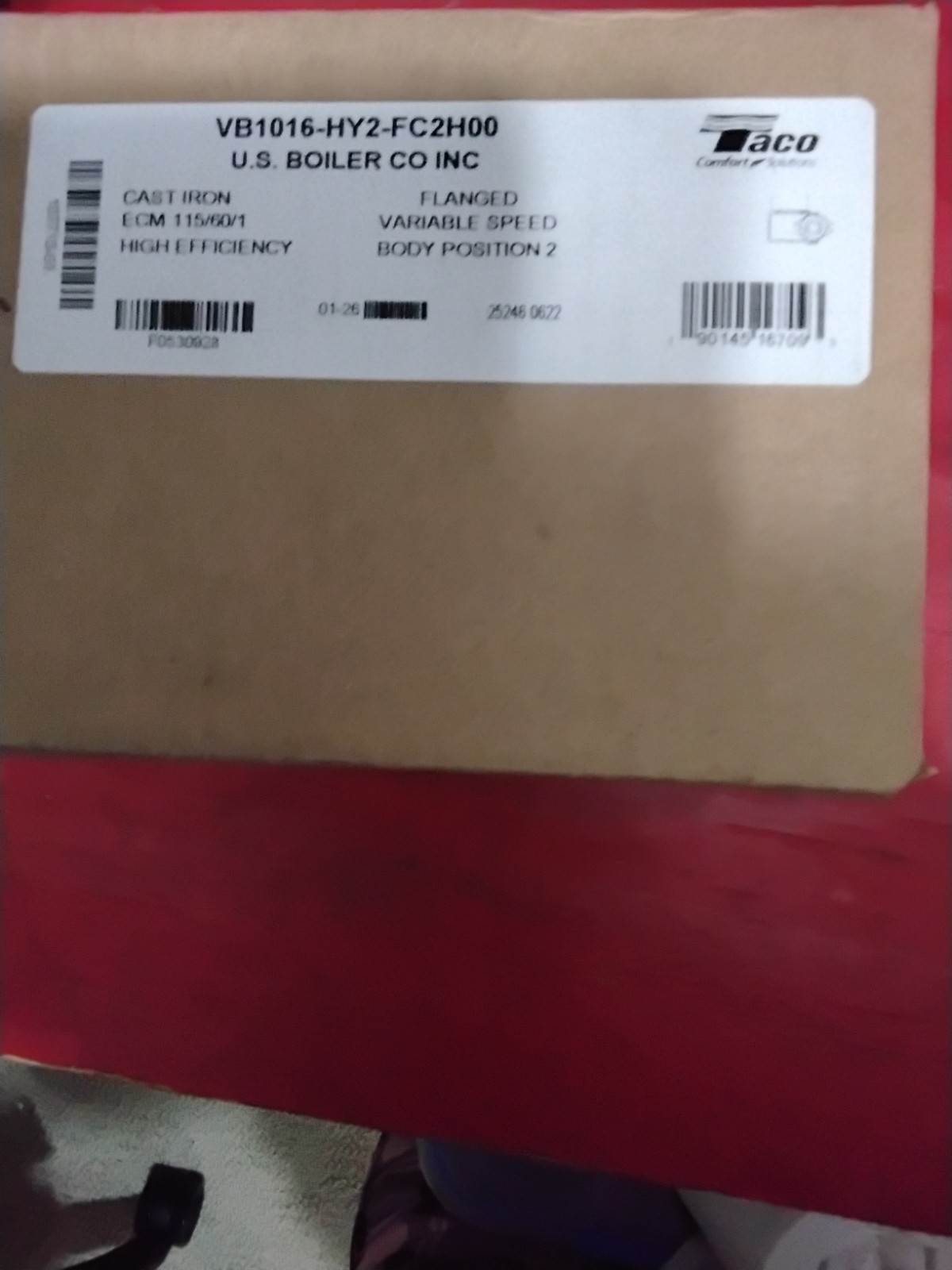 Taco VB1016-HY2-FC2H00) High Efficiency Cast Iron