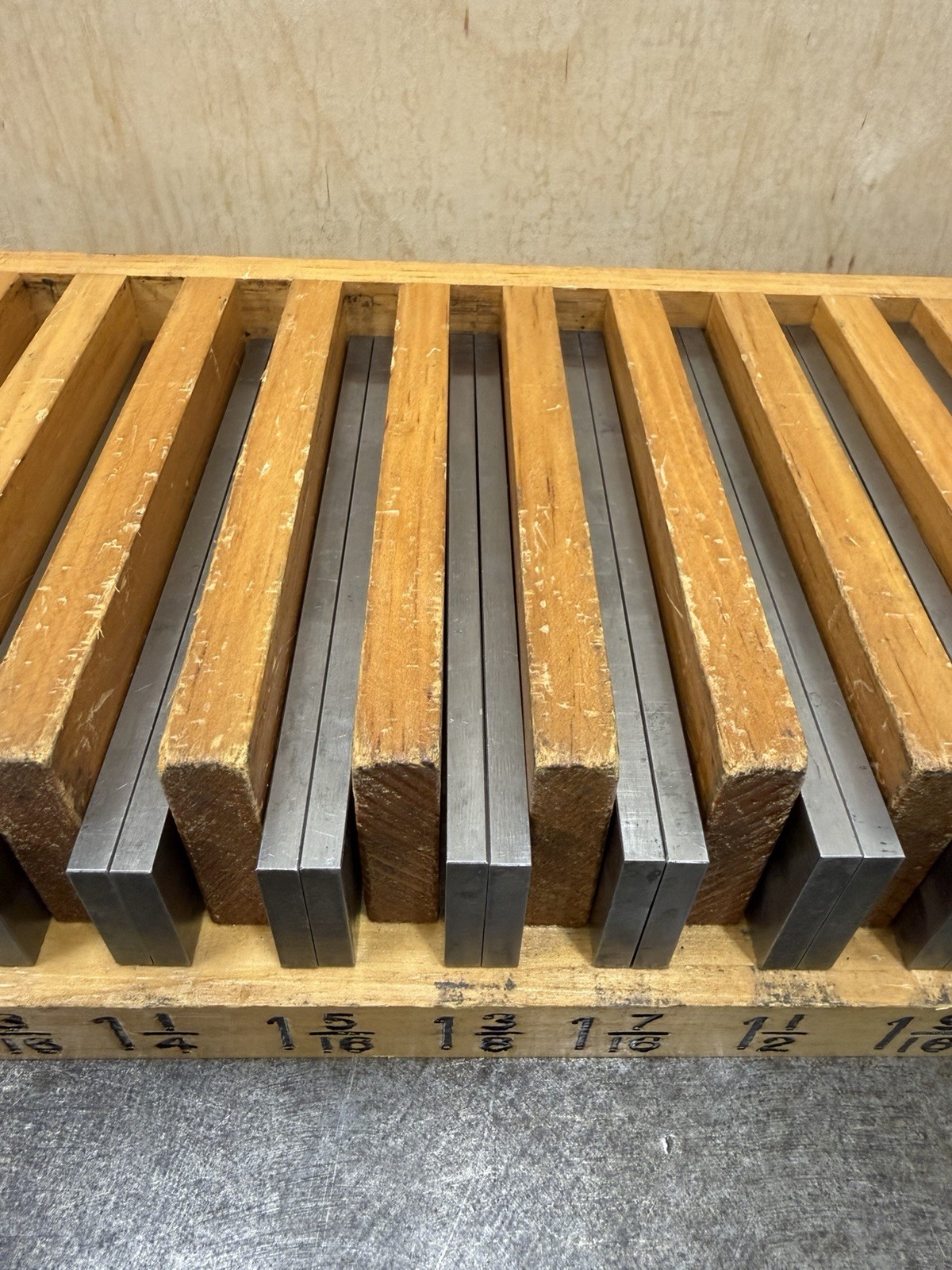 Complete Set Of Precision Parallels 1/2″ To 1-13/16″ Ralmikes/Harig