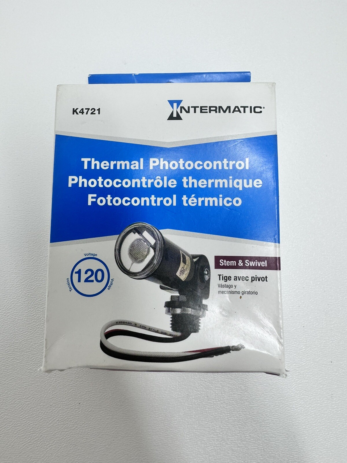 Intermatic Dusk to Dawn Light Control Stem/Swivel Mount Thermal Photo Control