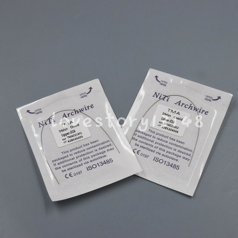 Dental TMA Molybdenum Beta Titanium Ti-Mo Alloy Arch Wire Rectangular/Round
