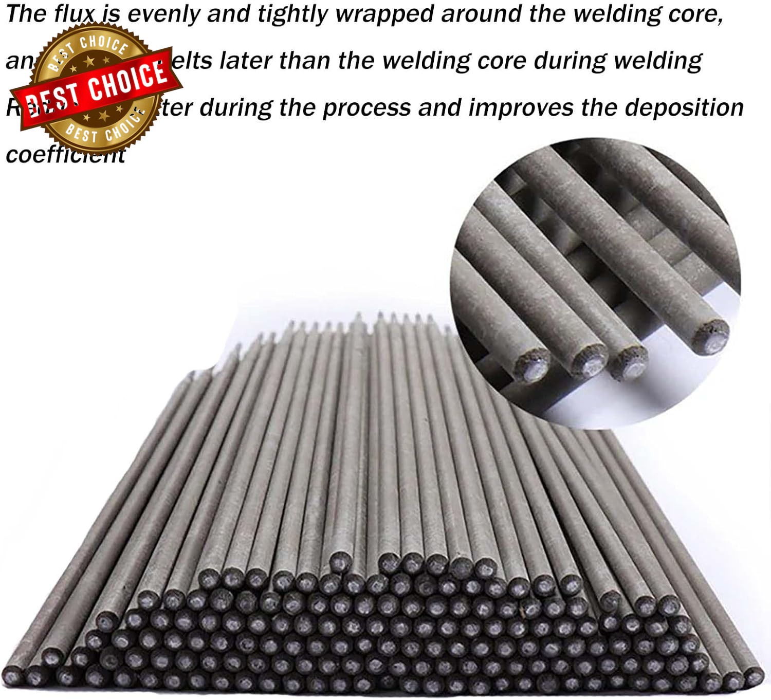 50PCS J422 Welding Rods 1.8Mm, Mild Steel Electrodes, All Position Stick Rods, S