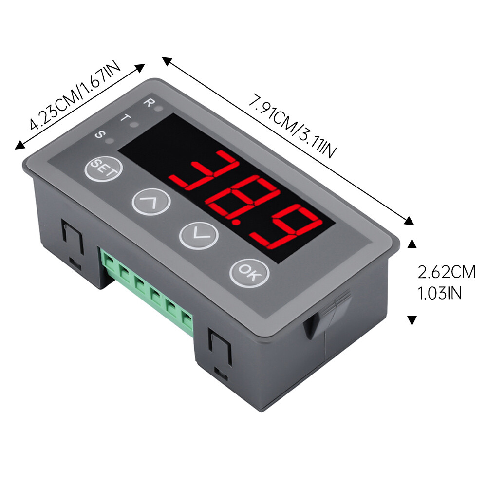 DC8-25V 40/50mA 0.56″ 4-digit Tube Potentiometer Sensor Digital Display Meter