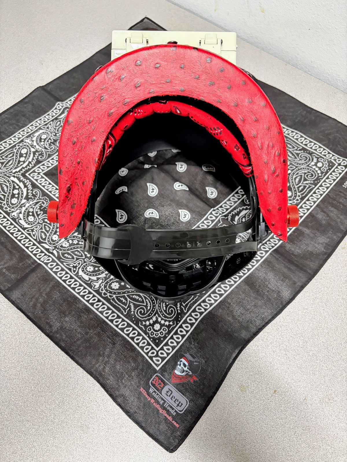 Chopped Top Welding Hood – Custom Made by N2Deep Welding Hoodz