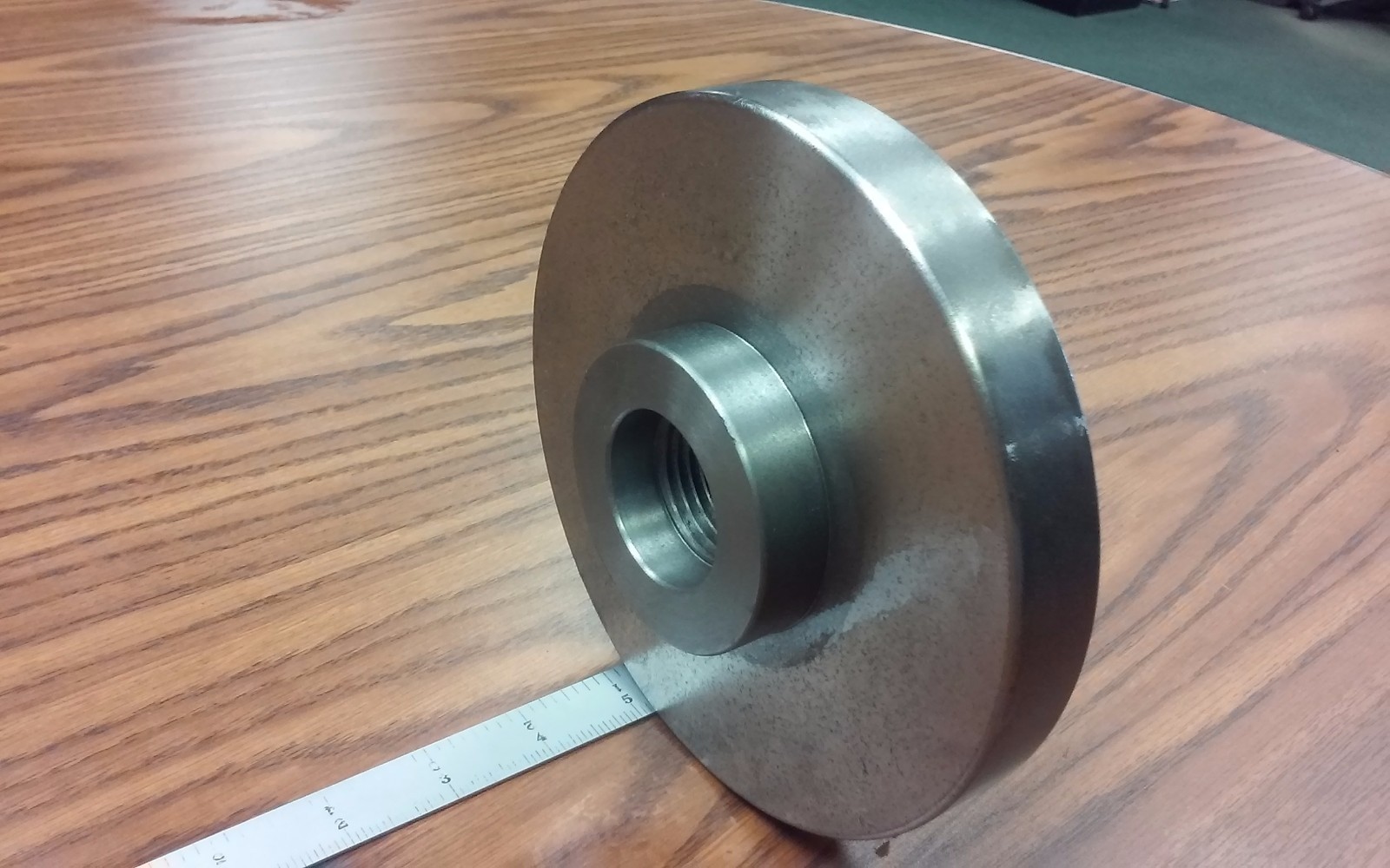 1-1/2″-8 Semi-Finished adapter Plate for 6″ LATHE CHUCKS #ADP-06-1128SM- NEW