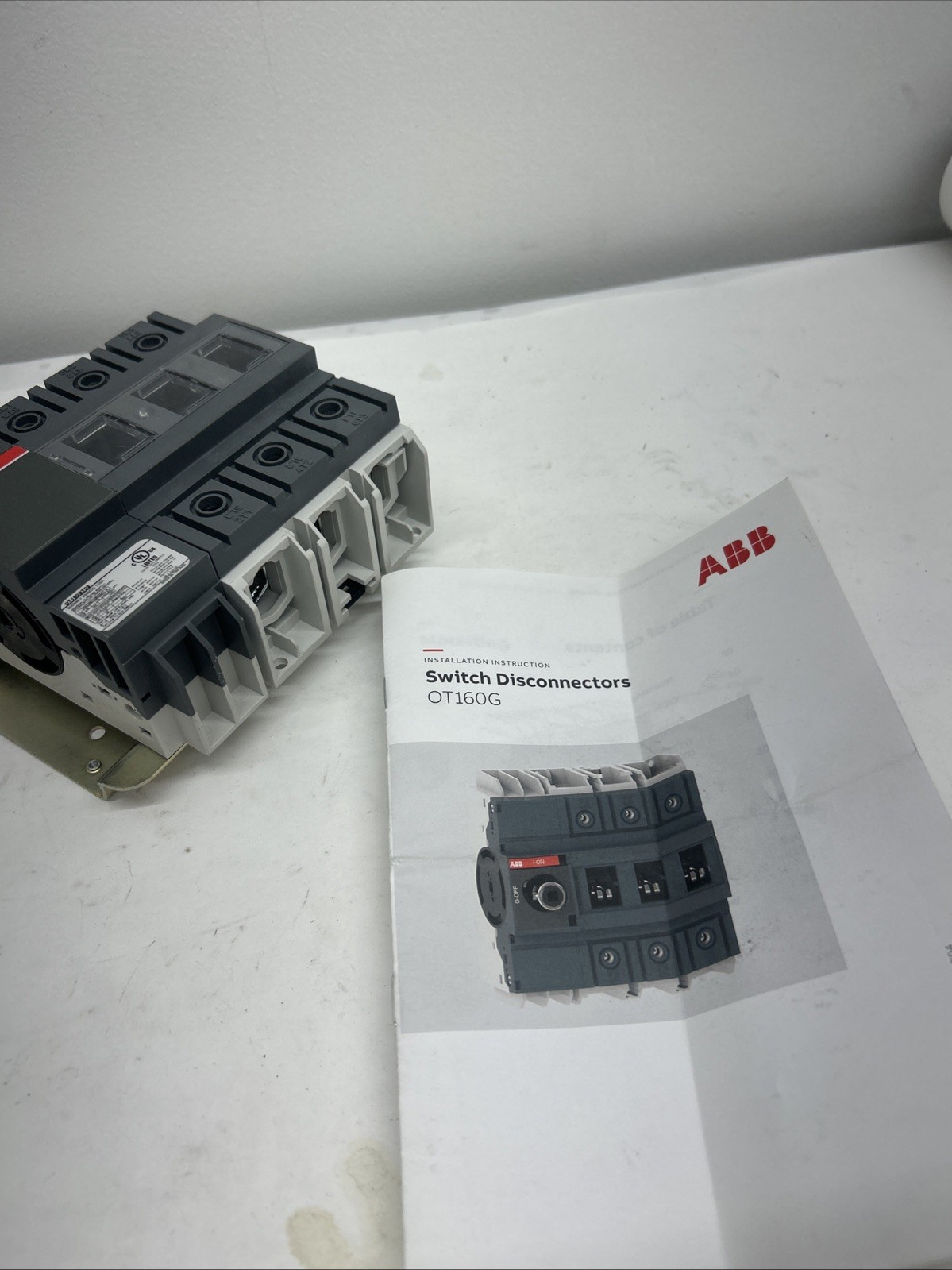 ABB OT160GT03 Switch Disconnector. Ot160g Allen Bradley Safety Disconnect
