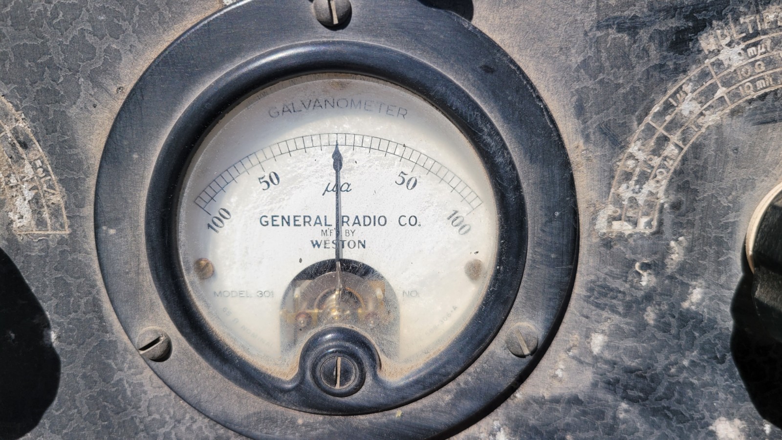 GENERAL RADIO TYPE 650-A IMPEDANCE BRIDGE ( sold as is )