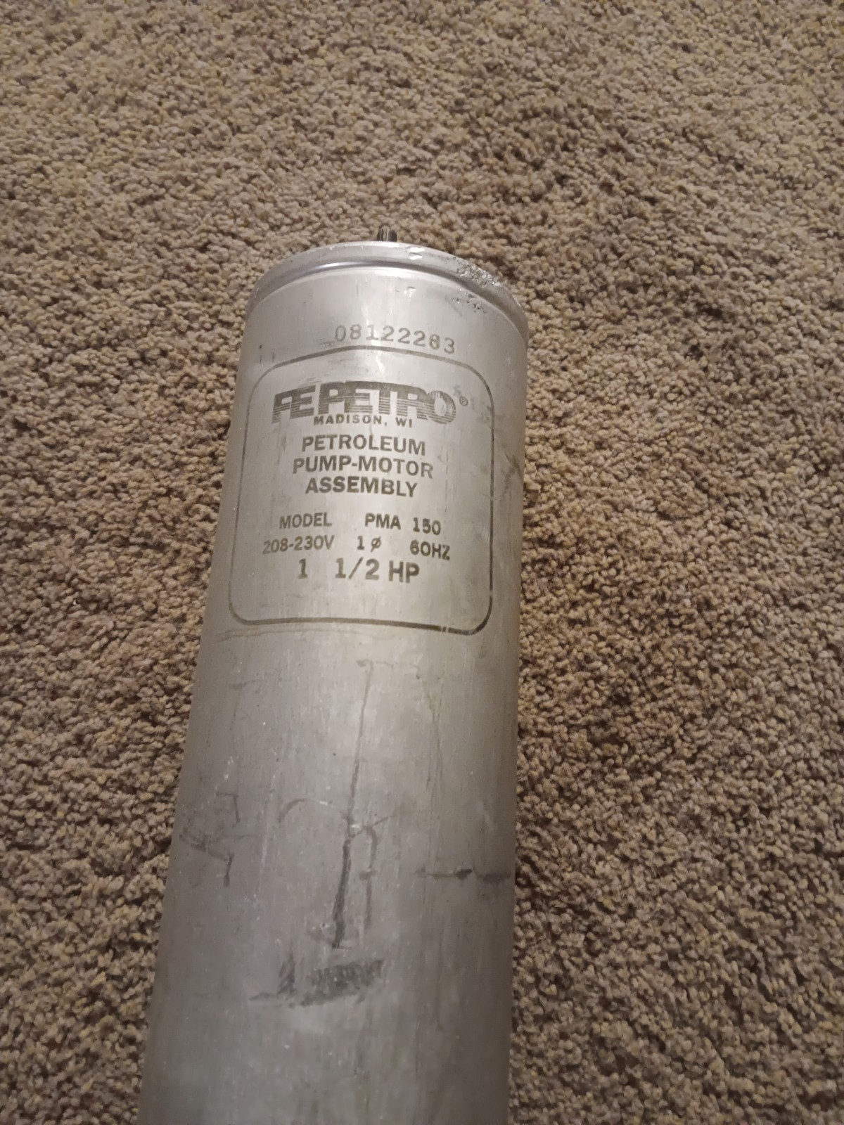 Franklin Fueling PMA150 FE Petro Petroleum Pump Motor 208-230V 1.5HP