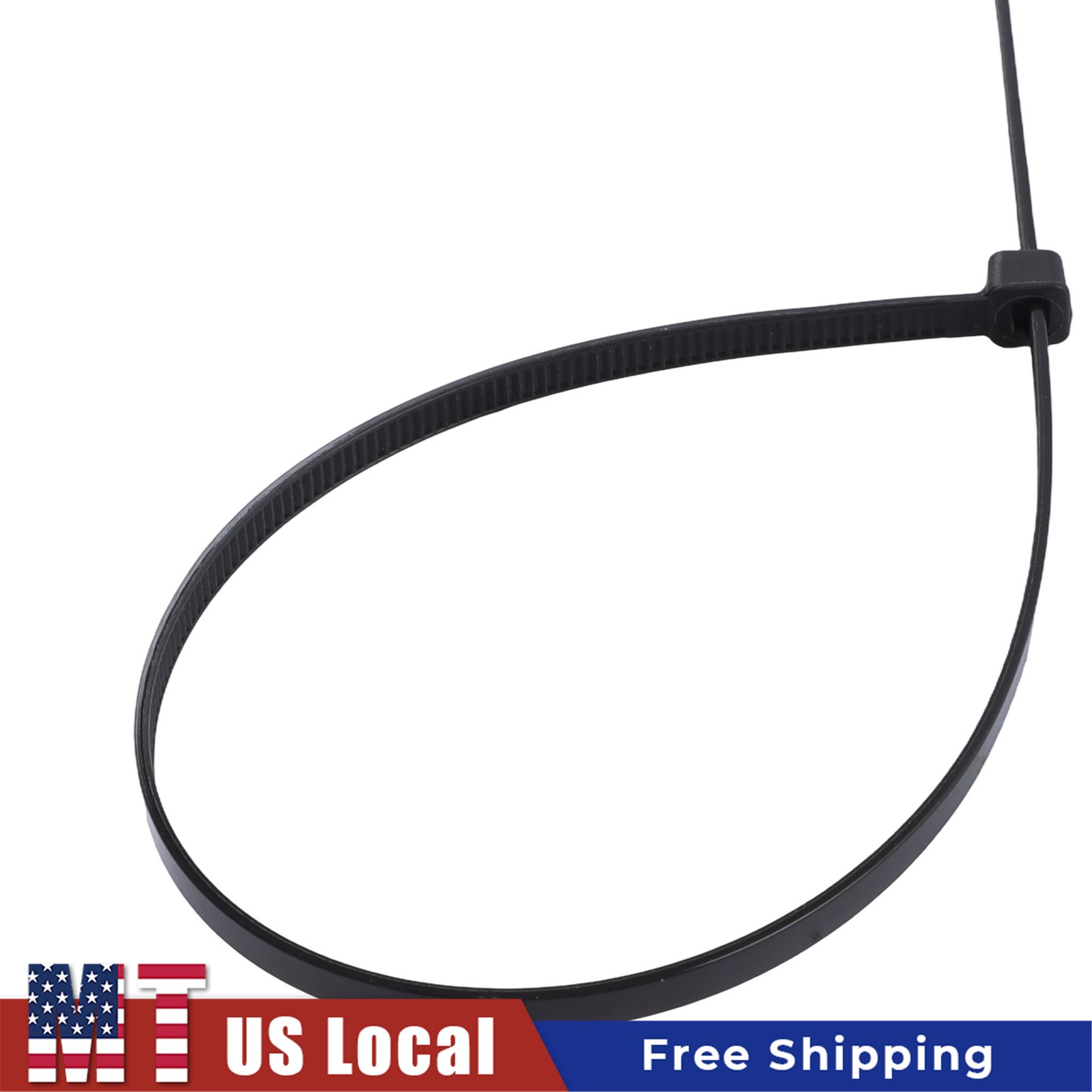 Self-Locking Zip Ties 1200pcs 14 Inch Nylon 50lb Heavy Duty 0.18in Width Black
