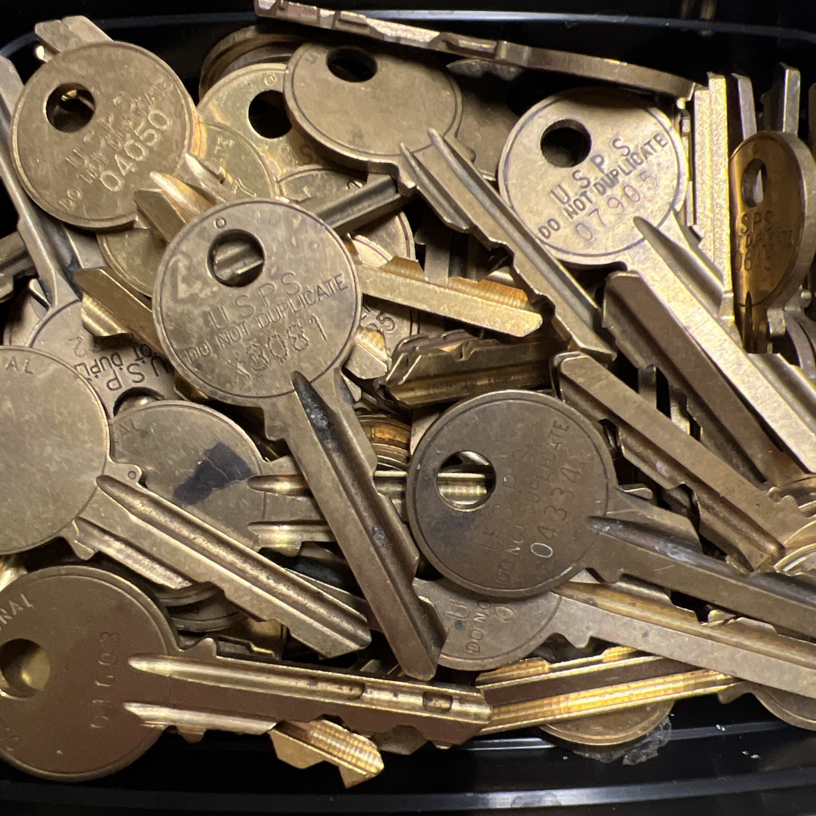 USPS Vintage PO Box Key Code Range 90000 – 99999 select from list Good Used Mail