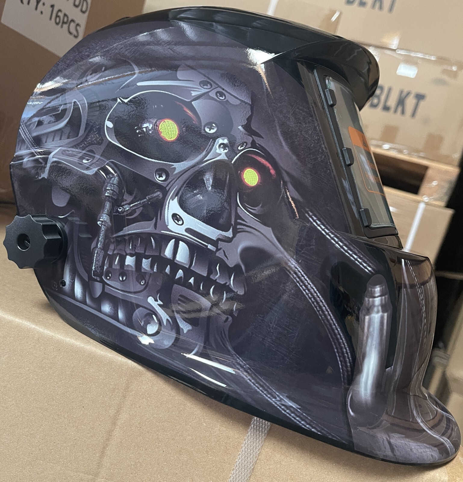JTMD Solar Auto Darkening Welding Grinding Helmet hood mask $TMR
