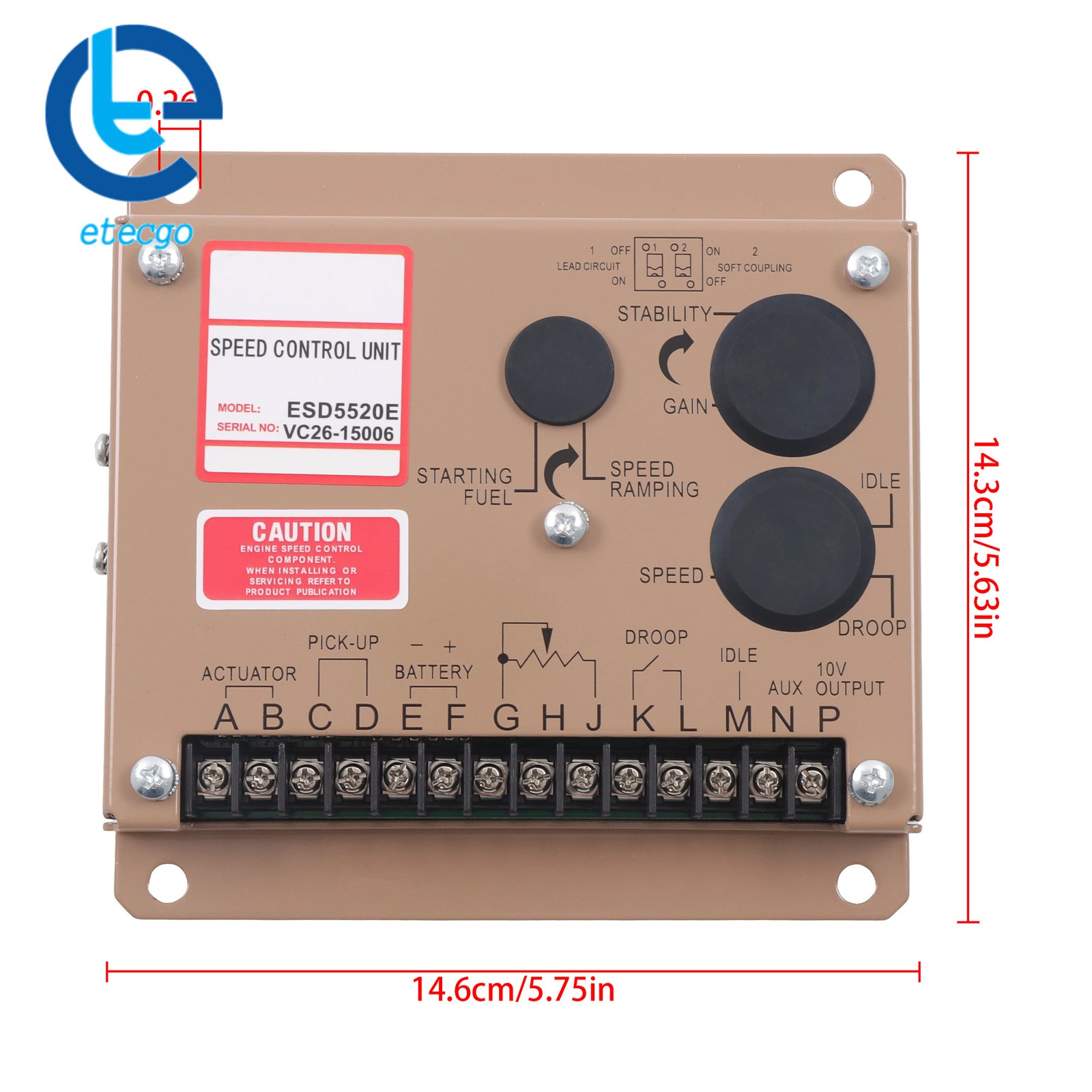 ESD5520E Governor Speed Control Unit for Diesel Generator Set