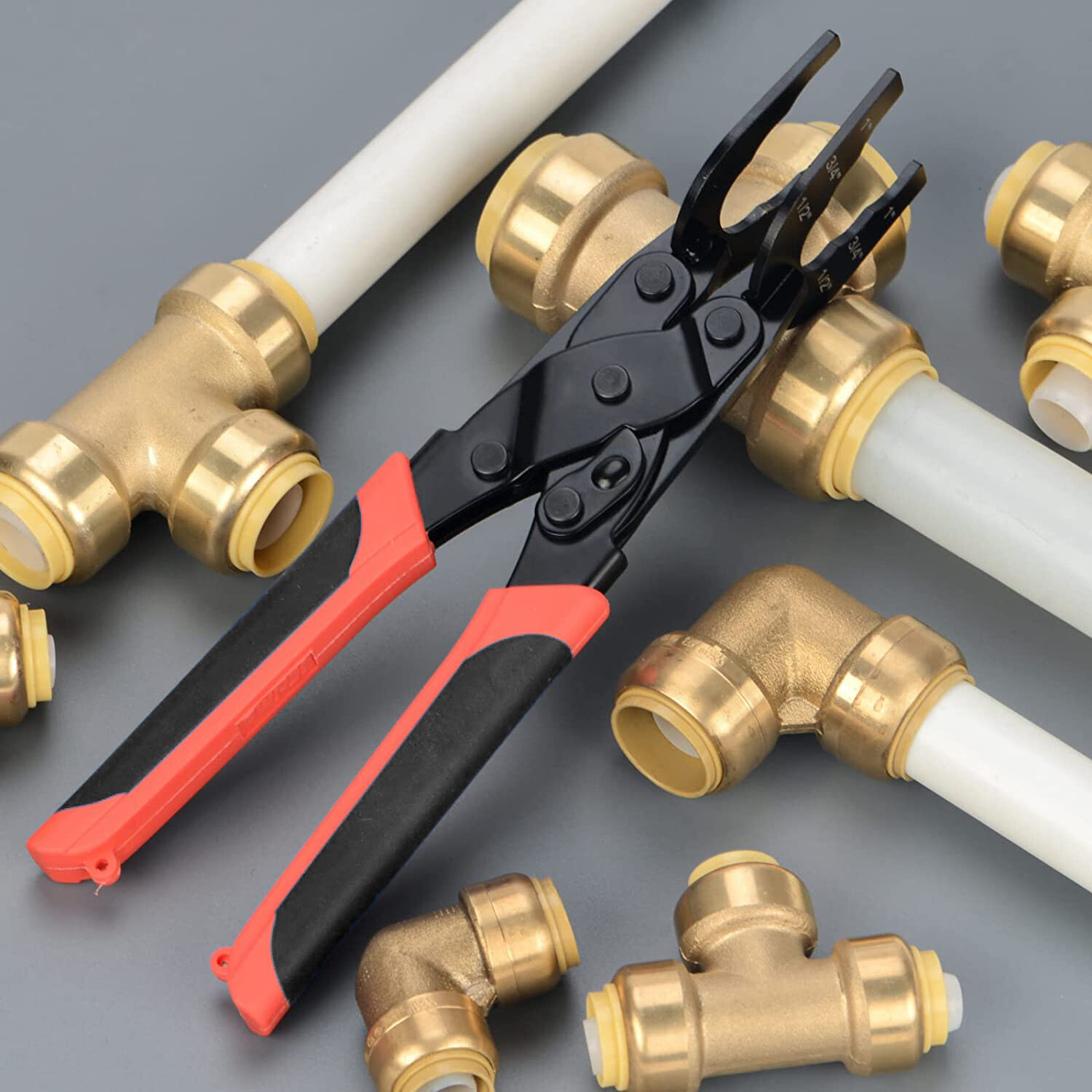 Disconnect Tong Tool for Push to Connect 1/2» 3/4» 1» Fittings Removal Tool