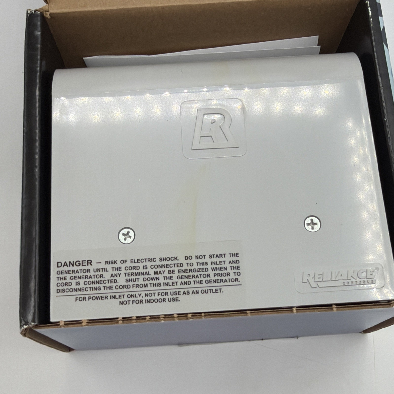 Reliance Controls PBN30RC L14-30 30Amp 125/250Vac Power Inlet Open Box