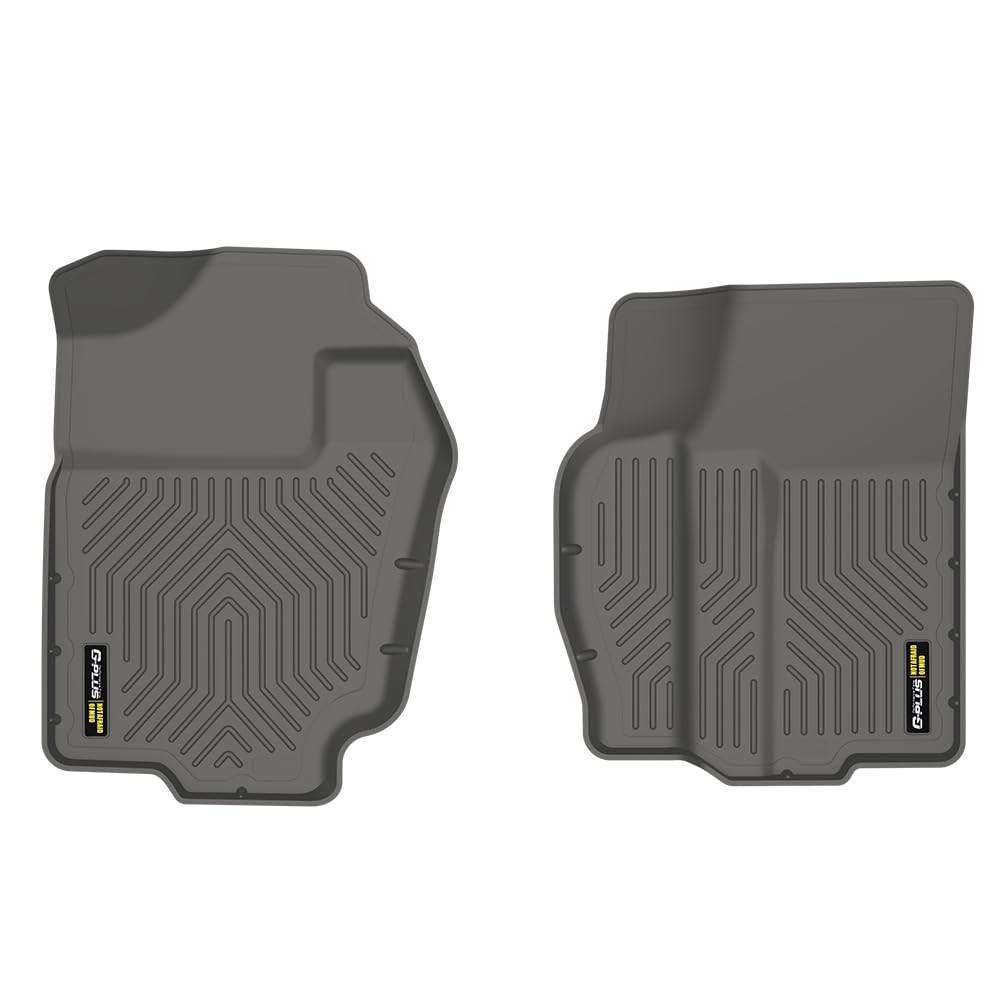 TPE All Weather Floor Mats Gray 2pc for Dodge Ram 1500 94-01 Ram 2500 3500 94-02