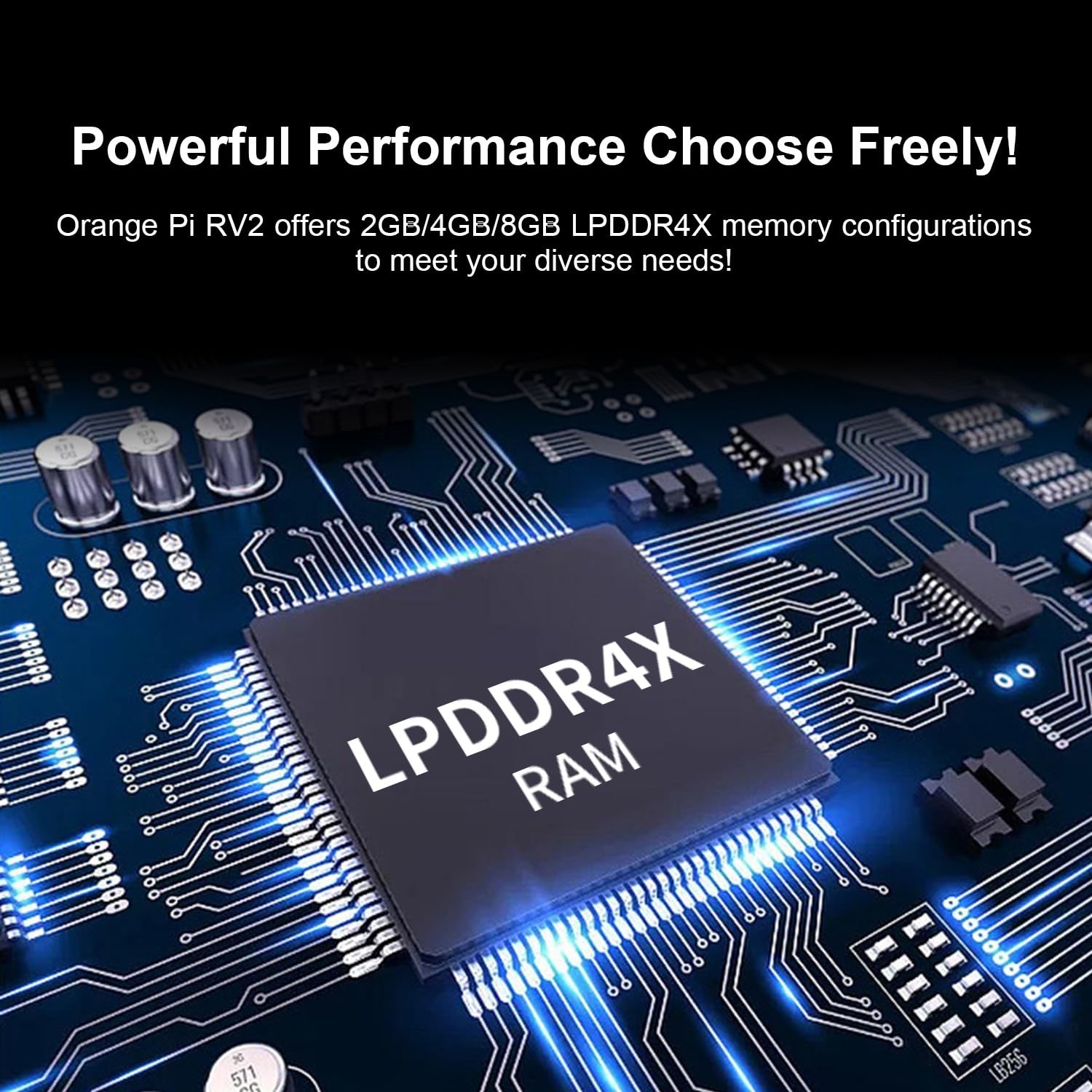 RISC-V Single Board Computer 8-Core 64-Bit, 2GB/4GB/8GB LPDDR4x, Wi-Fi/Bluetooth