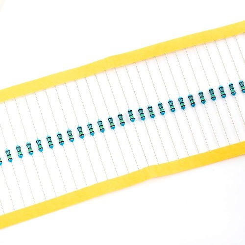 100pcs 1/4W 0.25W 24 Ohm 24R Metal Film Fixed Resistor 0.01 Tolerance Current