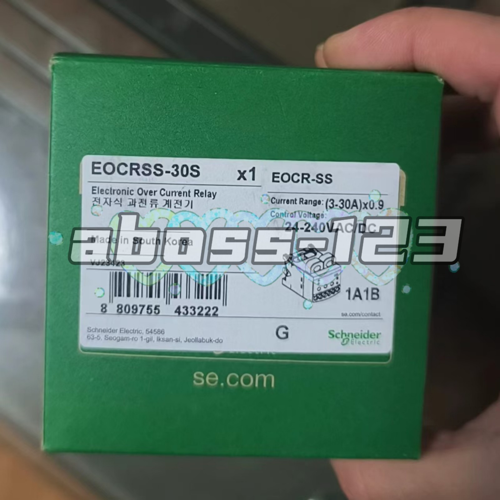 Schneider EOCRSS-30S Electronic overcurrent relay EOCRSS30S#1pcs New In Box
