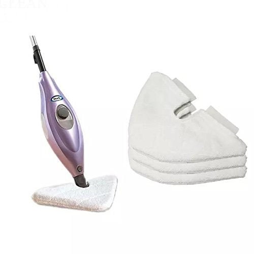Ecomaid 3 Replacement Triangle Pads Compatible Shark Euro Pro Pocket Steam Mop