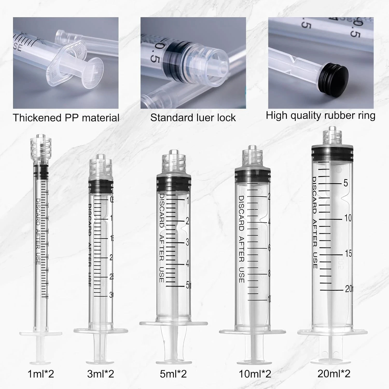 Glue Syringe Applicator Blunt Tip Needle Cap Tube Epoxy Wood Craft Tool Set New