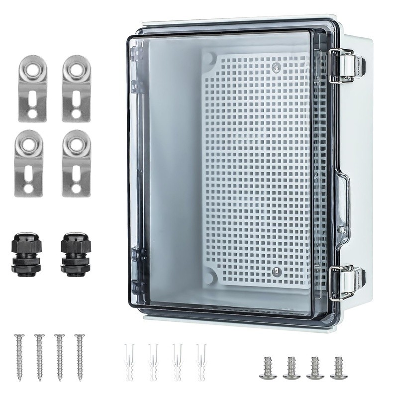 Heavy Duty Waterproof Junction Box IP67 Electrical Outdoor Distribution Kit New