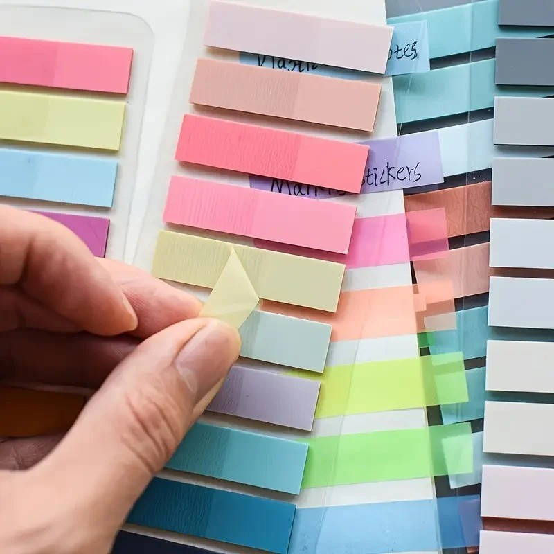 200PCS Page Markers Sticky Index Tabs Book Annotation Bookmark Notes Small Po…