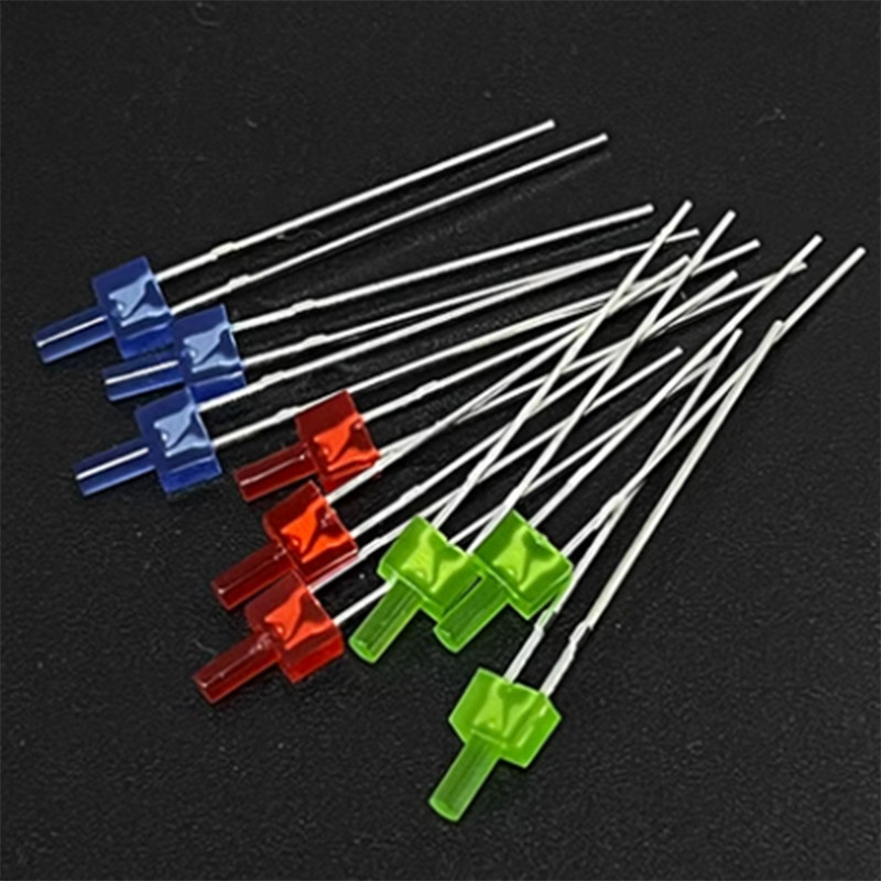 2mm Flat Top Diffused Red Yellow Blue Green White Orange Warm LED Leds Diode