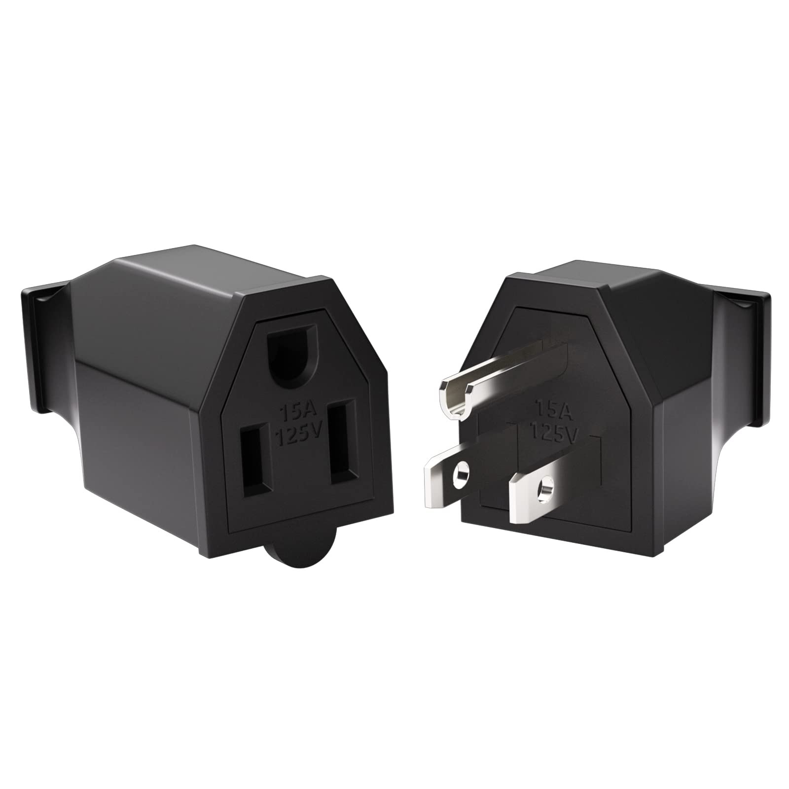 Electrical Replacement Plug & Connector Set, Extension Cord Ends Male and Female