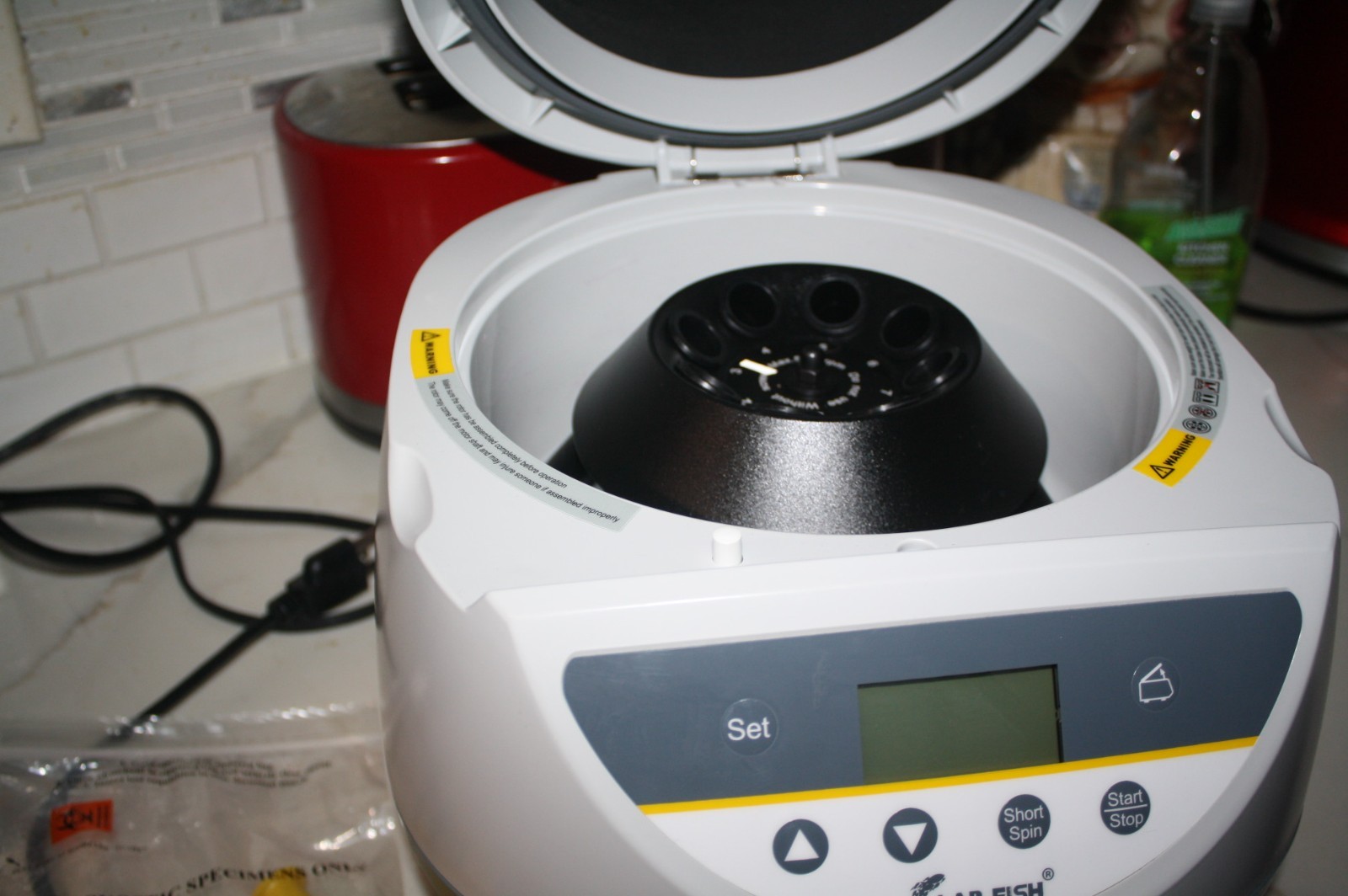 JOANLAB Lab Fish LC-6S Benchtop Centrifuge Machine 5ml-15ml x 6 – 500-4000rpm