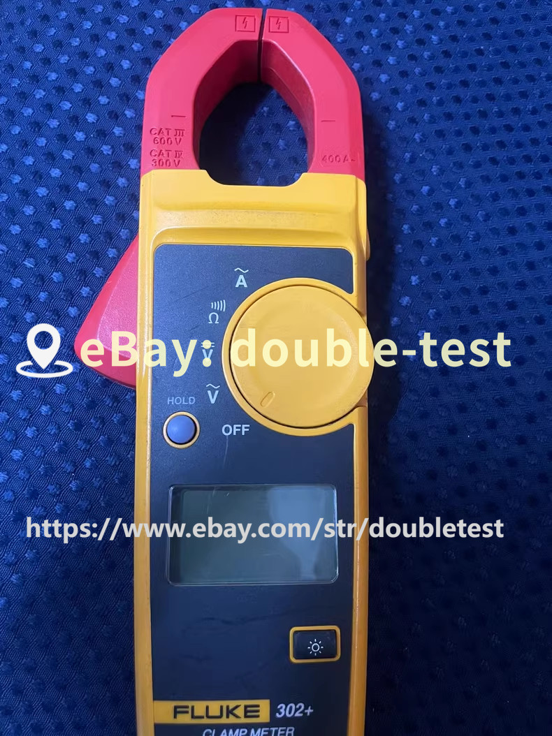 Fluke 302+ Clamp Meter 400A AC Current 600V Voltage CAT IV 300V CAT III 600V#dou