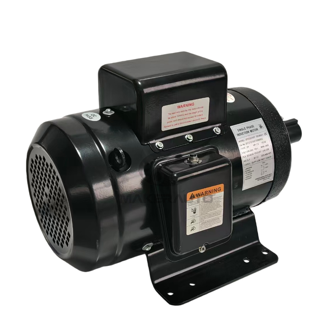 7.5HP Air Compressor Motor for Ingersoll Rand Single Phase 230V 3450RPM 23172604