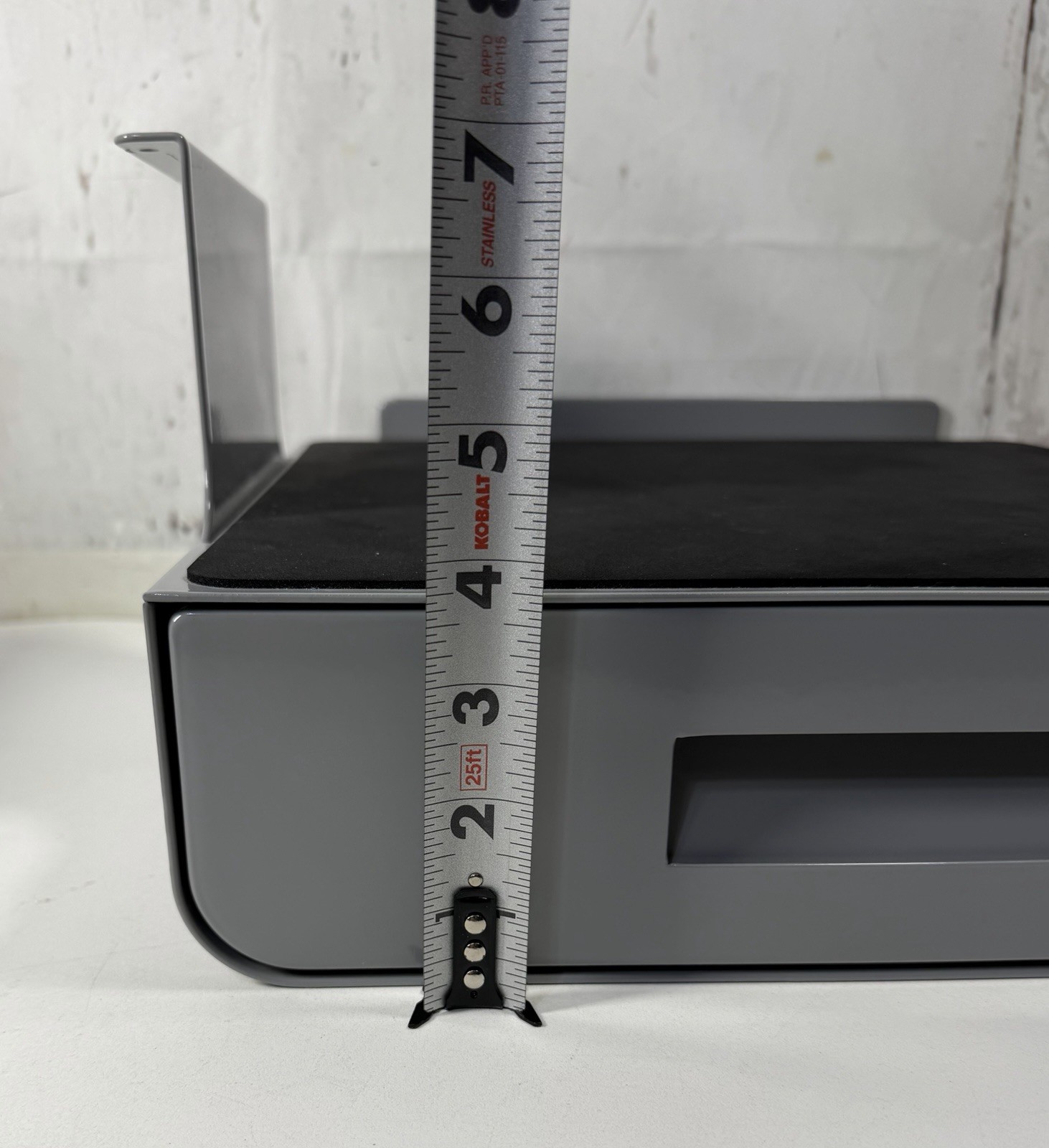 UPLIFT LOCKING UNDER DESK DRAWER WITH SHELF – GRAY – STR001