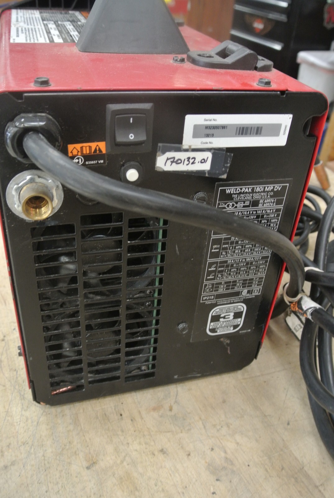 Lincoln Electric 180i MP DV Weld-Pak Mig/Flux-Cored – Stick – Tig