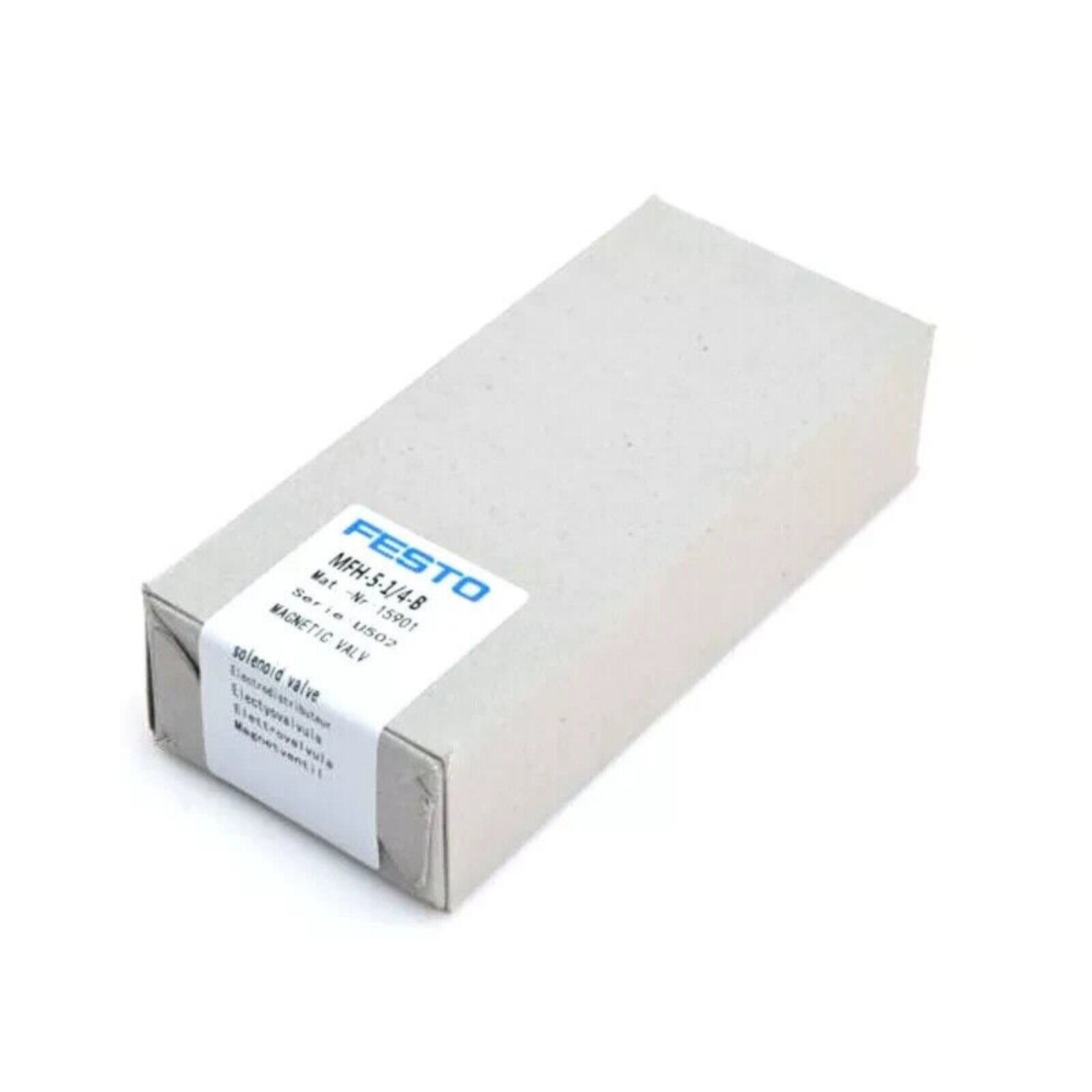 US FREE TAX New MFH-5-1/4-B FESTO 15901 Air Solenoid Valve MFH514B