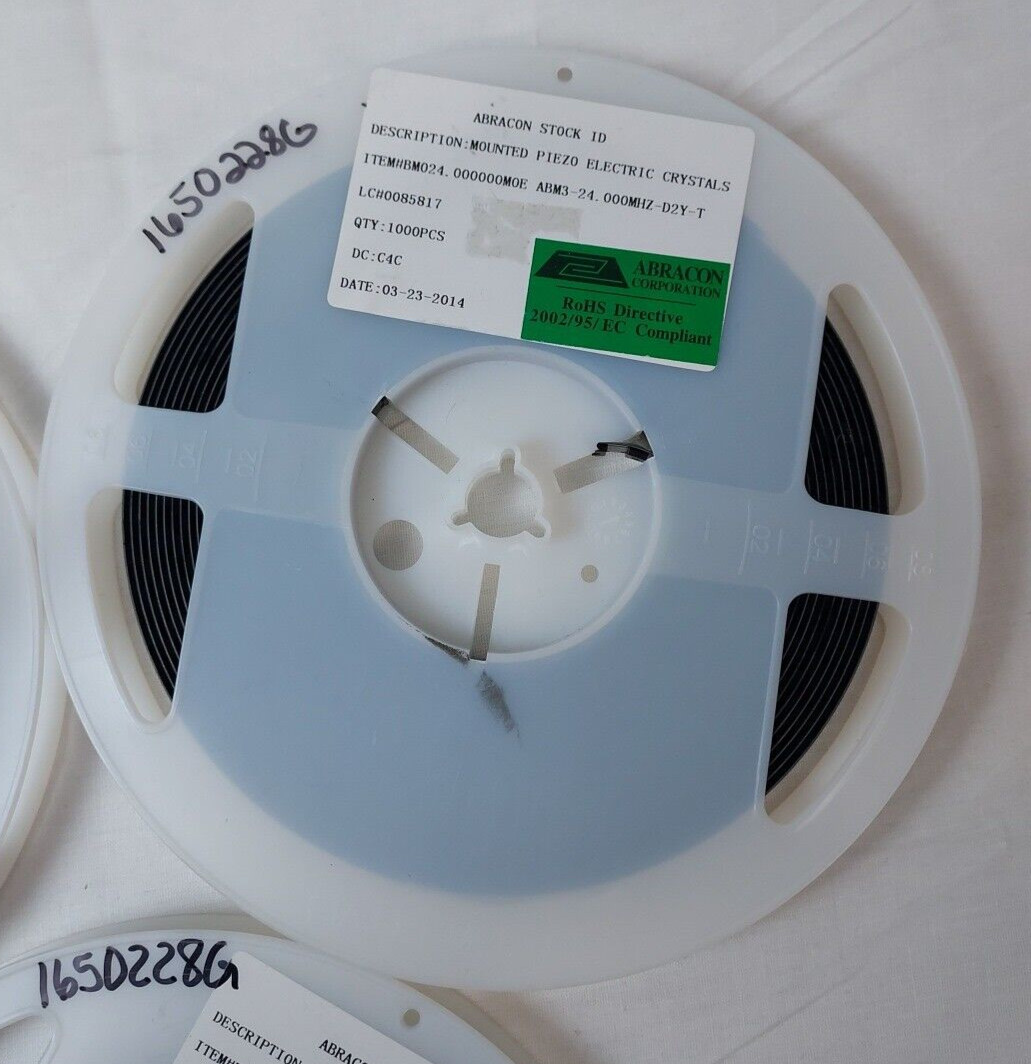 2574 Pack ABRACON ABM3-24.000MHZ-D2Y-T Crystals/Oscillators, 24.0 MHZ, 50OHM
