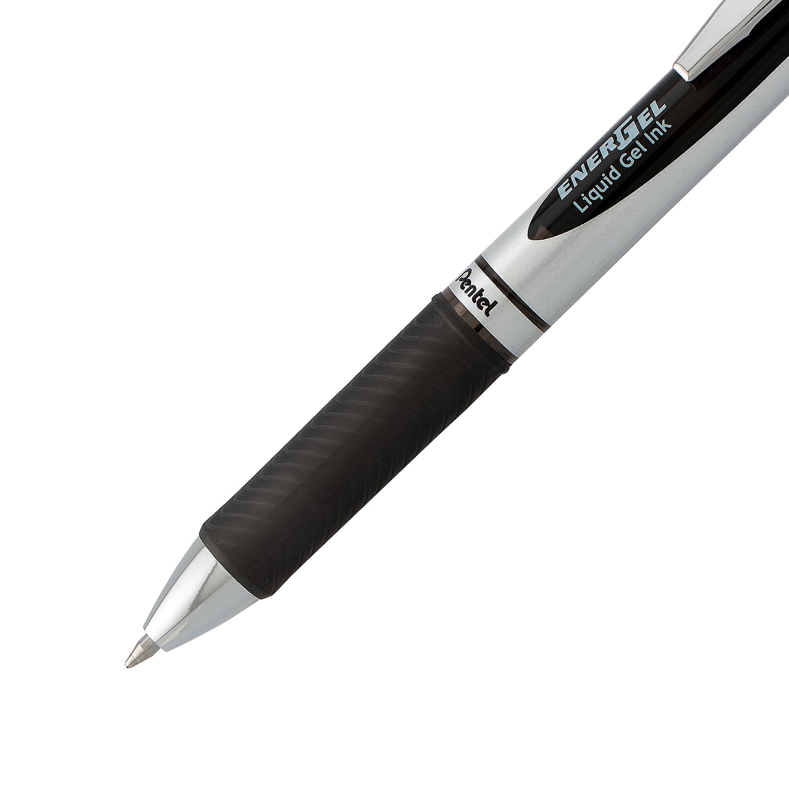 Pentel EnerGel RTX Retractable Liquid Gel Pen, 2 Count (Pack of 1), Black